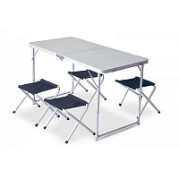 Стіл складаний Pinguin Furniture set table 120x60x70 + 4 стула 29x30x34